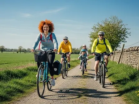 Cycling in Scenic Lincolnshire Wolds